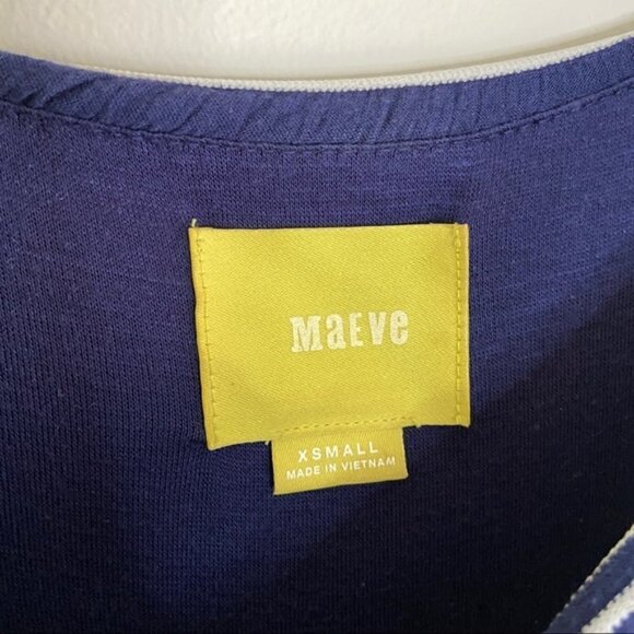 MAEVE Anthropologie Edisto striped midi dress sz XS - Picture 9 of 9